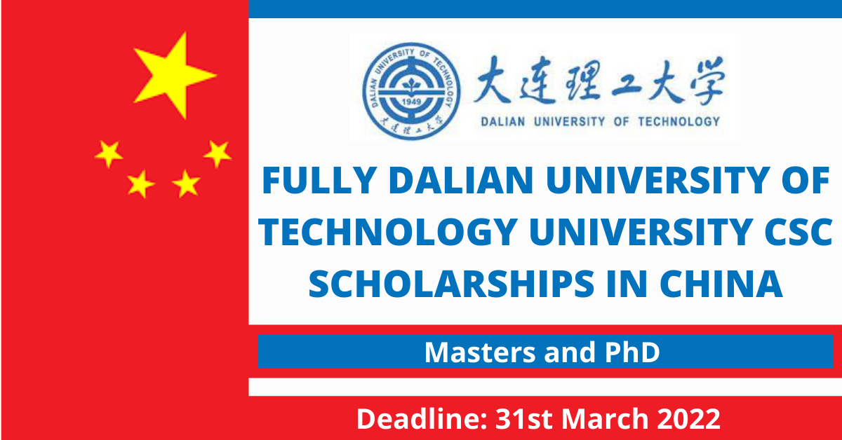 Feature image for Fully Funded Dalian University of Technology CSC Scholarships in China