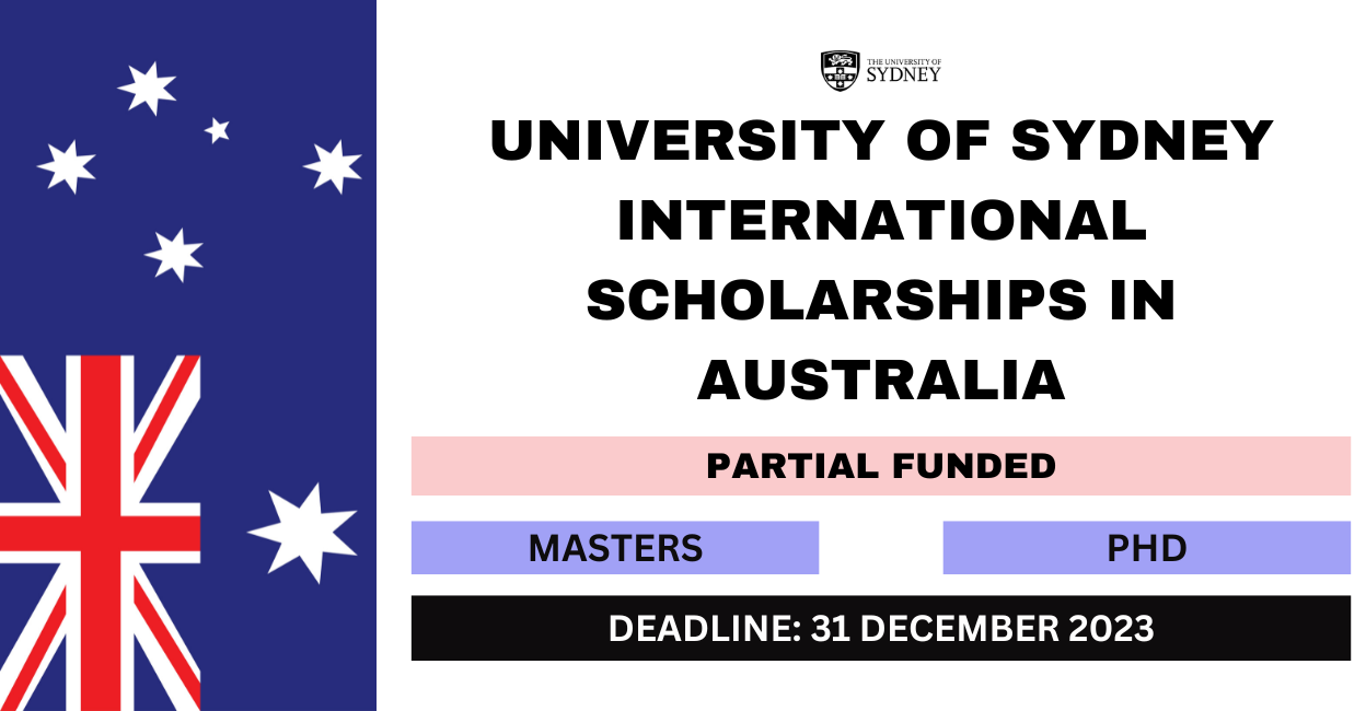 Feature image for University of Sydney International Scholarships in Australia 2024