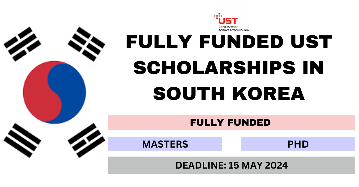 Feature image for Fully Funded UST Scholarships in South Korea 2024