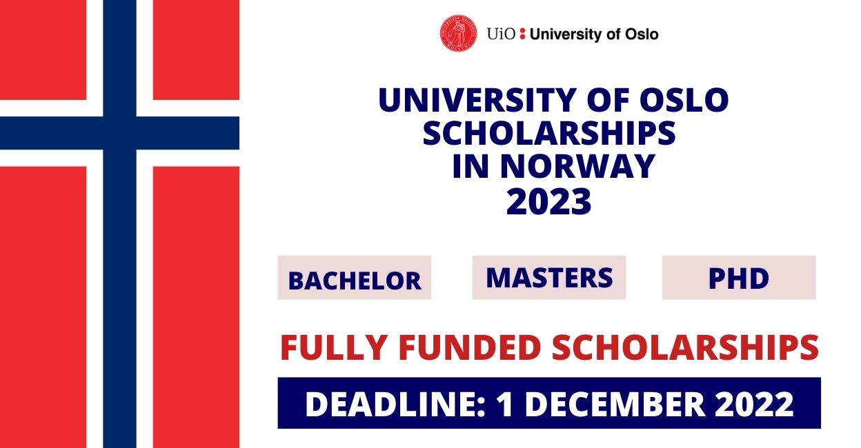 Feature image for Fully Funded Scholarship at University of Oslo in Norway 2023