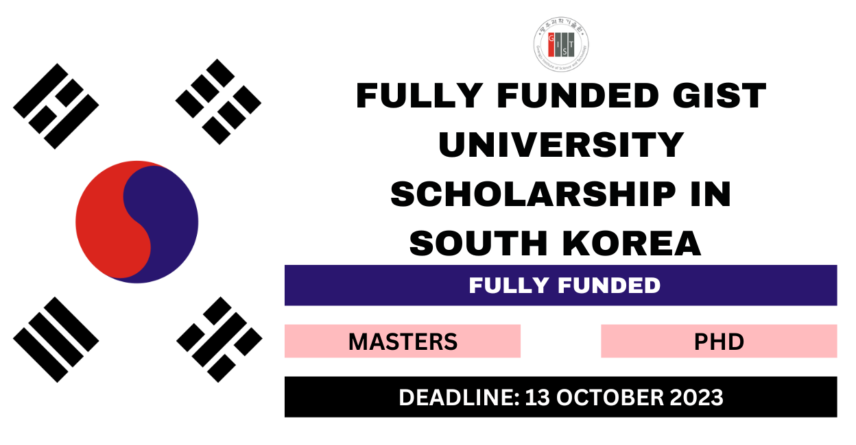 Feature image for Fully Funded GIST University Scholarship in South Korea 2024