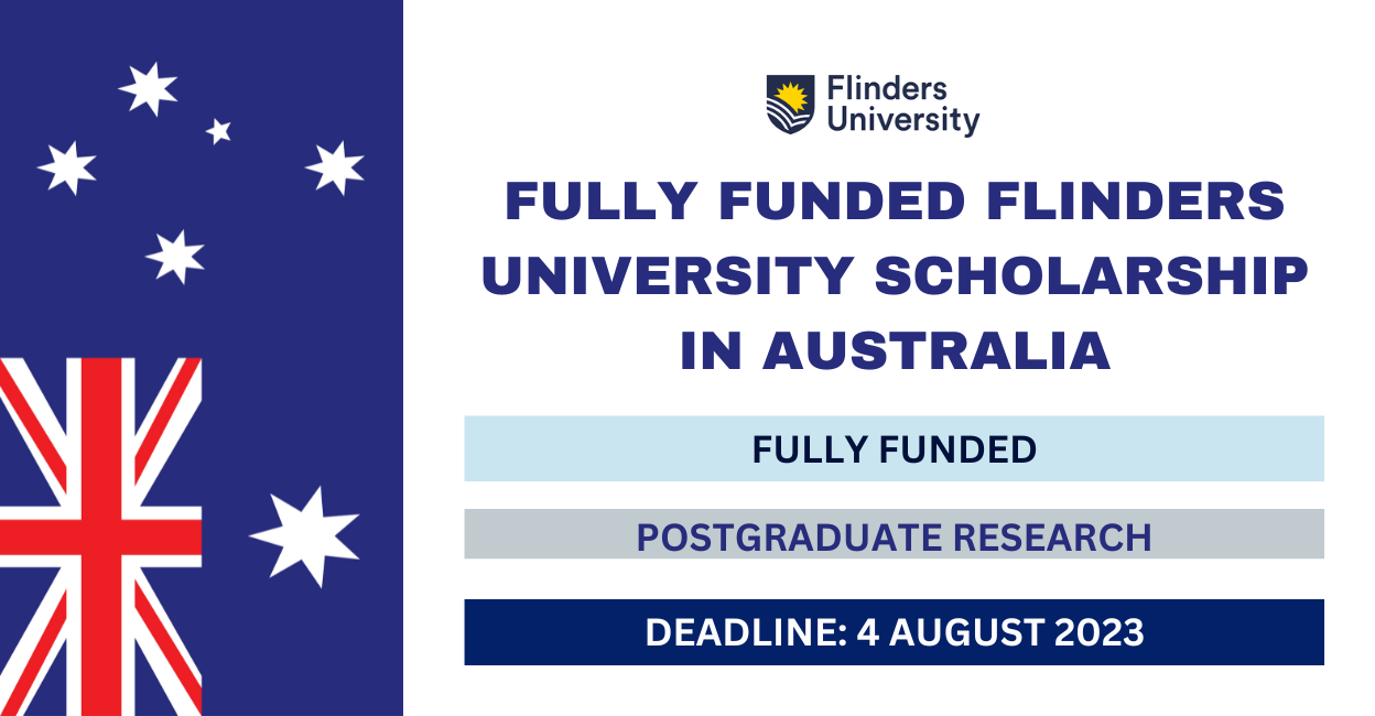 Feature image for Fully Funded Flinders University Scholarship in Australia 2023