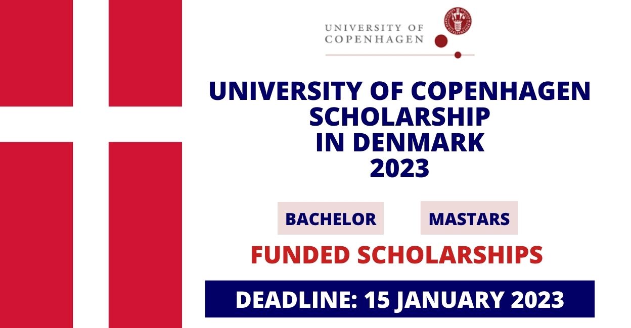 Feature image for Funded Danish Government Scholarship at the University of Copenhagen in Denmark 2023