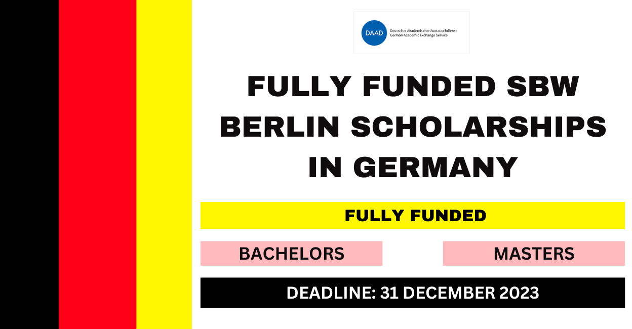 Feature image for Fully Funded SBW Berlin Scholarships in Germany 2024-25