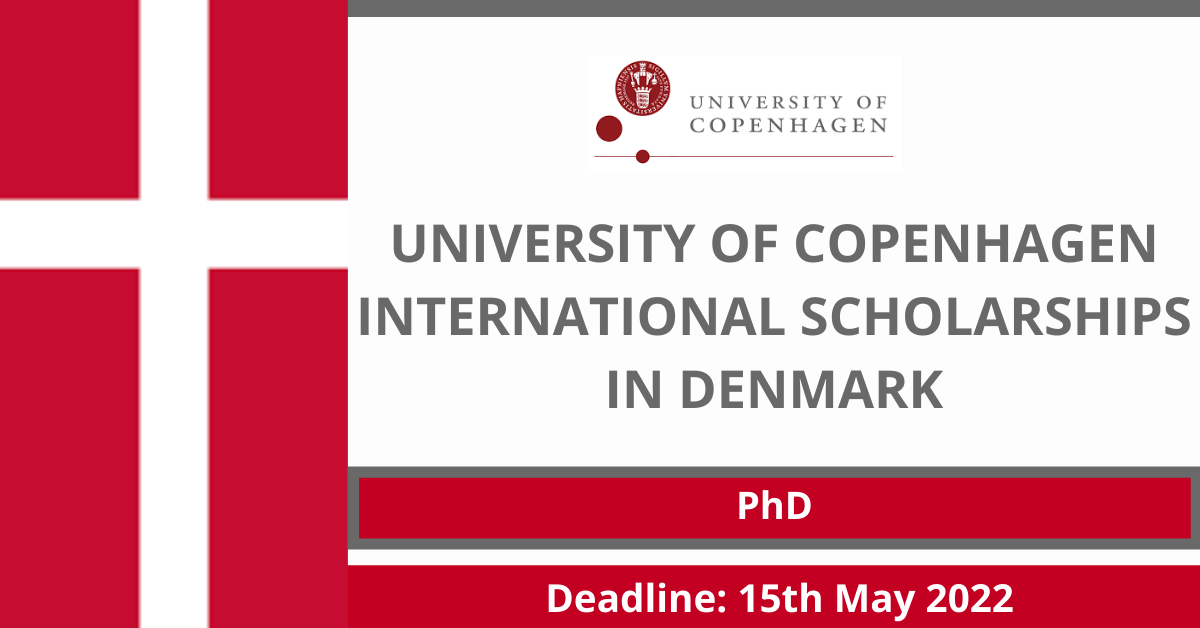 Feature image for University of Copenhagen International Scholarships in Denmark