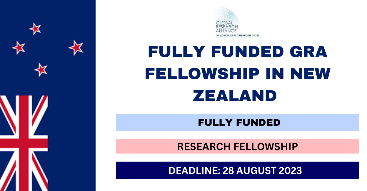 Feature image for Fully Funded GRA Fellowship in New Zealand 2024