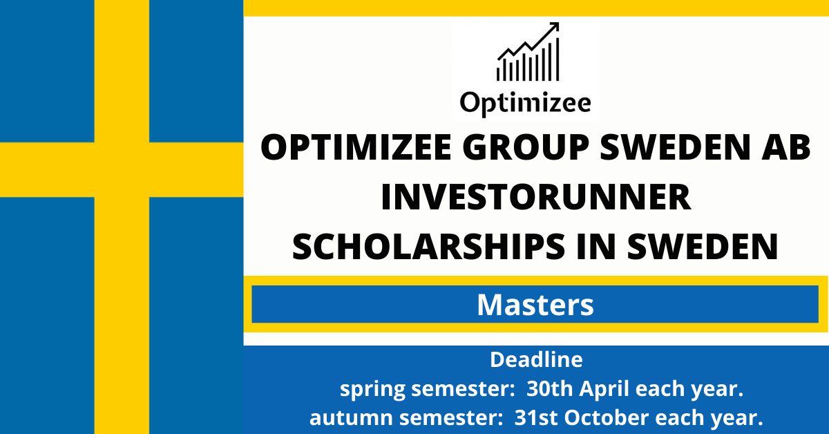 Feature image for Optimizee Group Sweden AB InvestoRunner Scholarships in Sweden