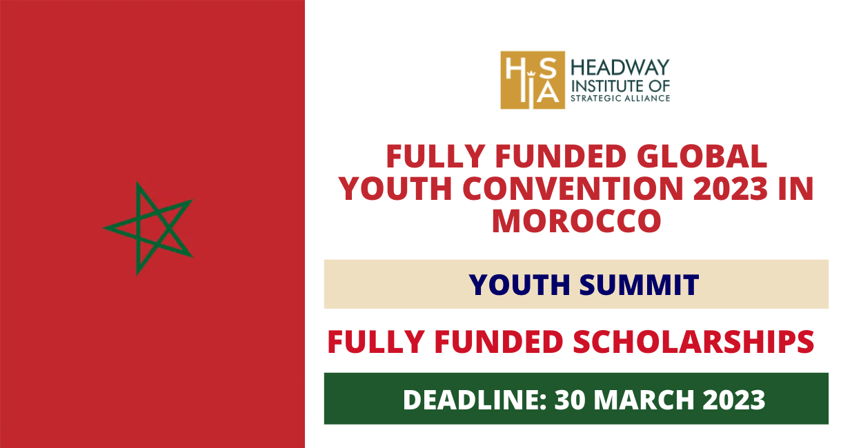 Feature image for Fully Funded Global Youth Convention 2023 in Morocco