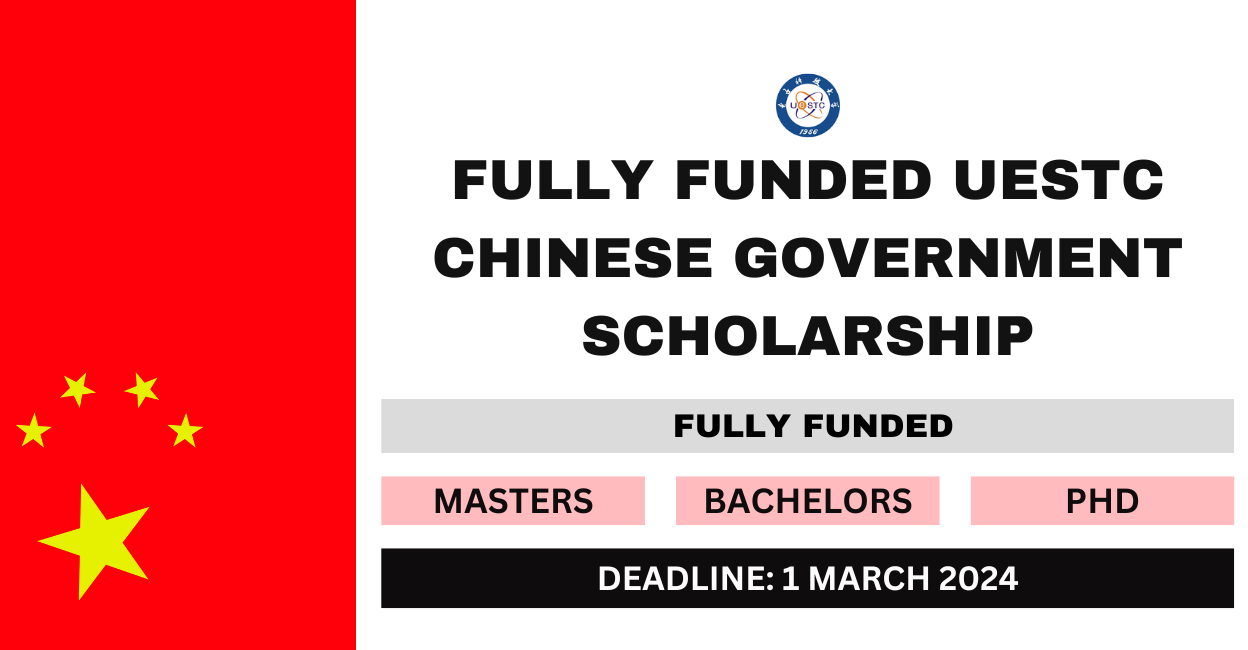 Feature image for Fully Funded UESTC Chinese Government Scholarship 2024-25