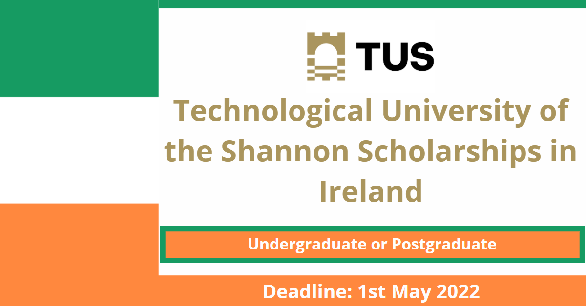 Feature image for Technological University of the Shannon Scholarships in Ireland
