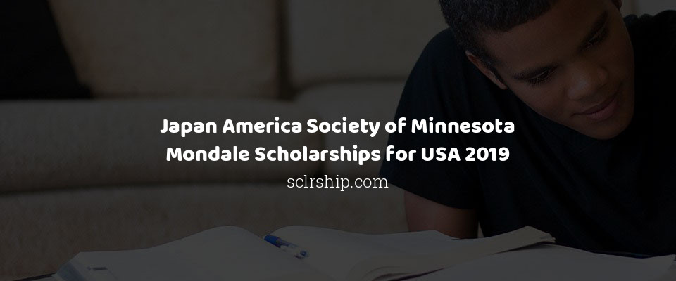 Feature image for Japan America Society of Minnesota Mondale Scholarships for USA 2019