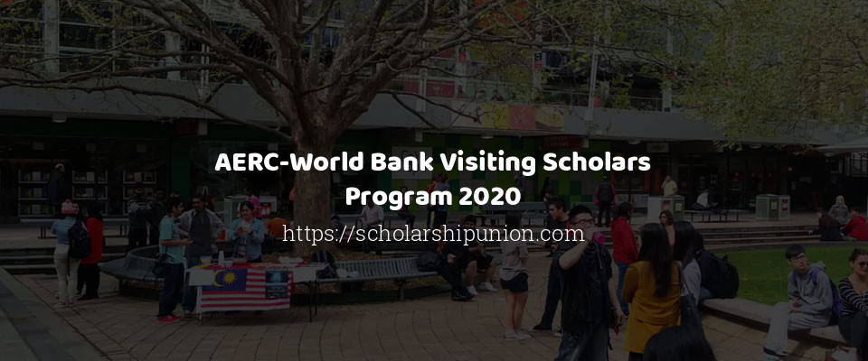 Feature image for AERC-World Bank Visiting Scholars Program 2020
