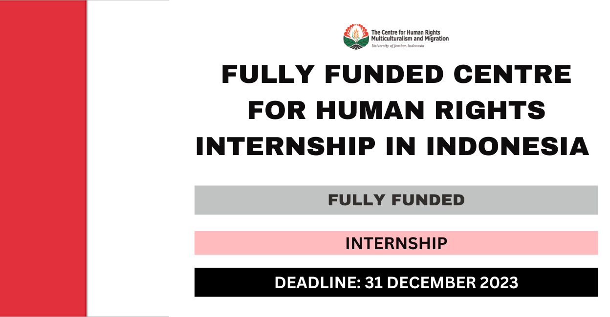 Feature image for Fully Funded Centre for Human Rights Internship in Indonesia