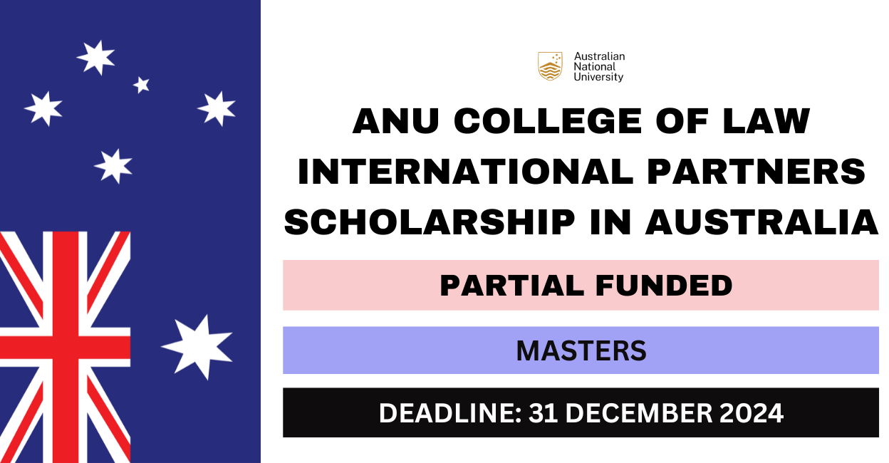 Feature image for ANU College of Law International Partners Scholarship in Australia 2024