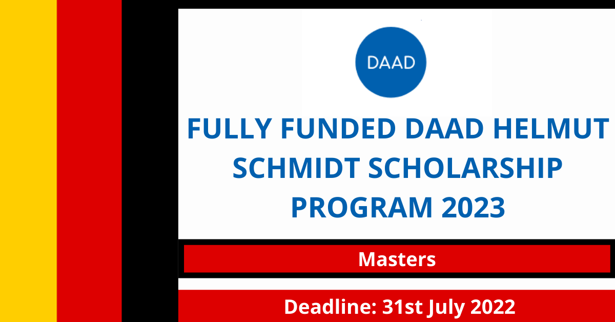 Feature image for Fully Funded DAAD Helmut Schmidt Scholarship Program 2023
