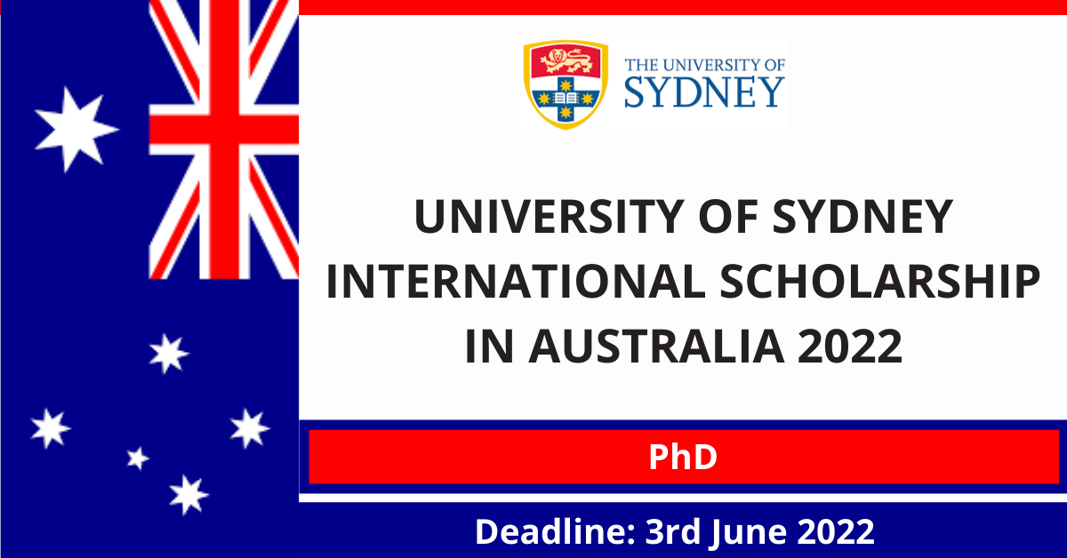 Feature image for University of Sydney International Scholarship in Australia 2022