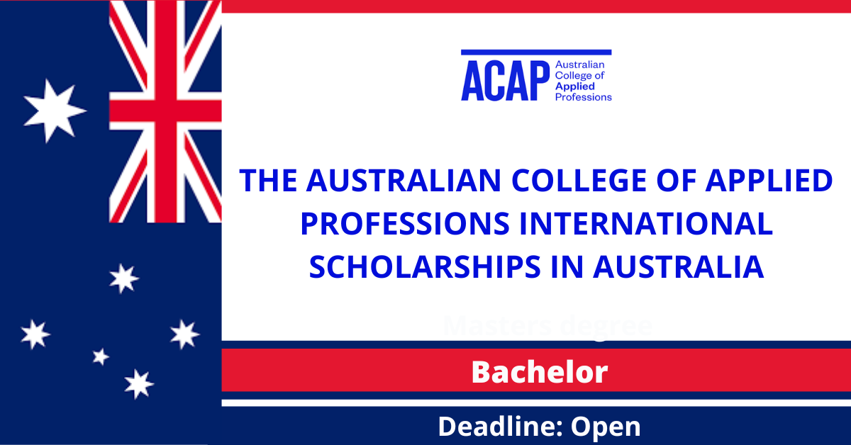 Feature image for The Australian College of Applied Professions International Scholarships in Australia