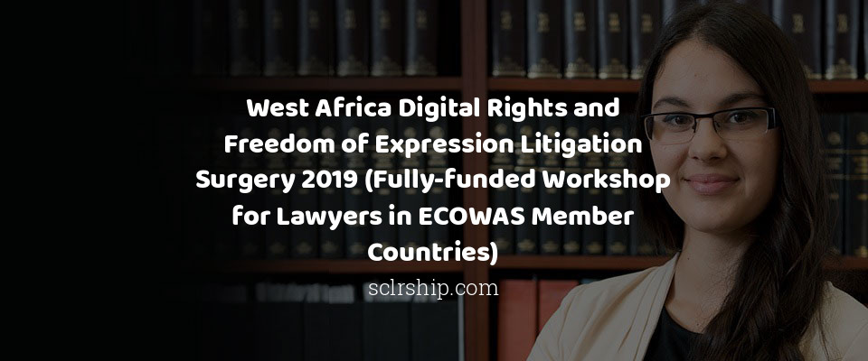 Feature image for West Africa Digital Rights and Freedom of Expression Litigation Surgery 2019 (Fully-funded Workshop for Lawyers in ECOWAS Member Countries)