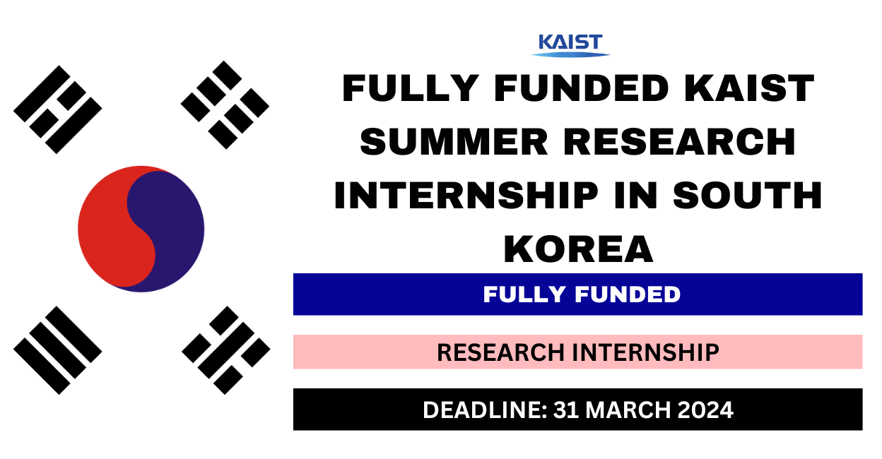 Feature image for Fully Funded KAIST Summer Research Internship in South Korea 2024
