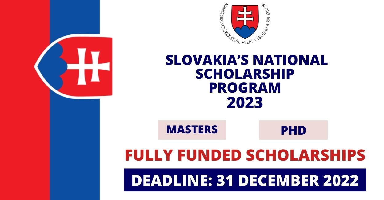 Feature image for Fully Funded Slovakia’s National Scholarship Program 2023