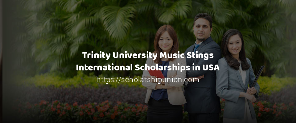 Feature image for Trinity University Music Stings International Scholarships in USA