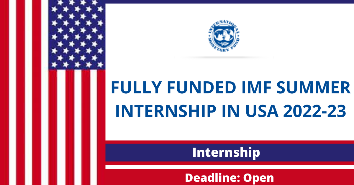 Feature image for Fully Funded IMF Summer Internship in USA 2022-23