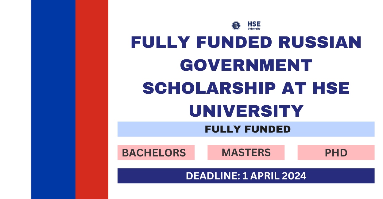 Feature image for Fully Funded Russian Government Scholarship at HSE University 2024