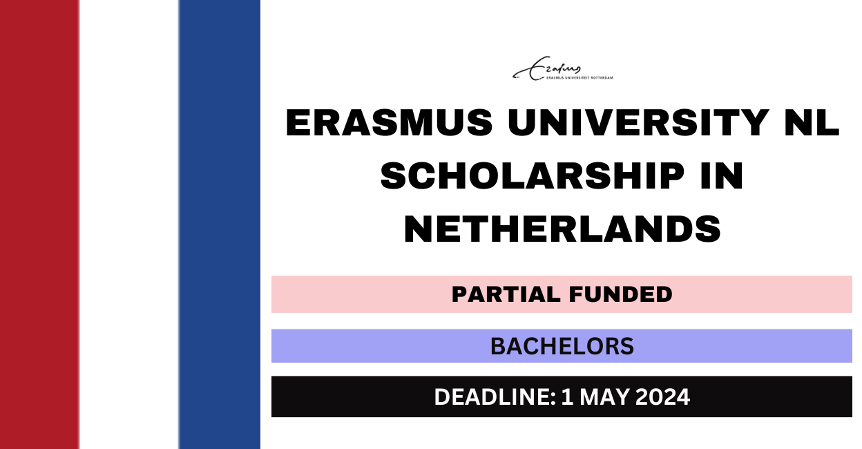 Feature image for Erasmus University NL Scholarship in Netherlands 2024-25