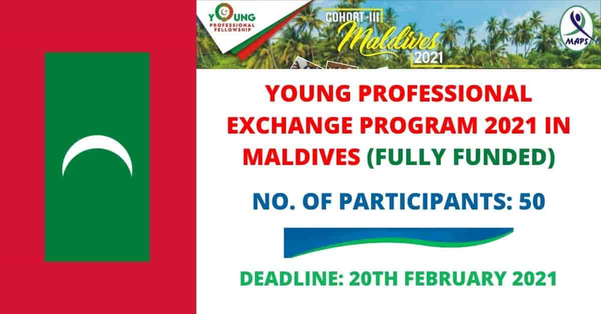 Feature image for Fully Funded Young Professional Fellowship Program Maldives 2021