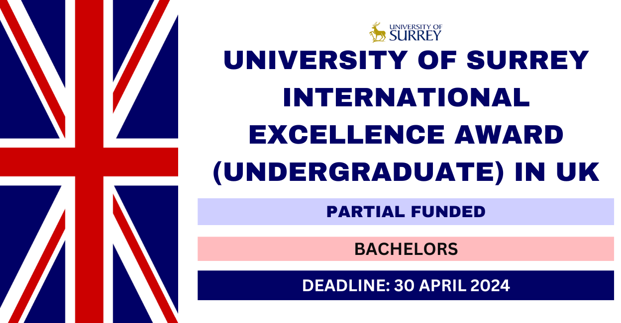 Feature image for University of Surrey International Excellence Award (Undergraduate) in UK
