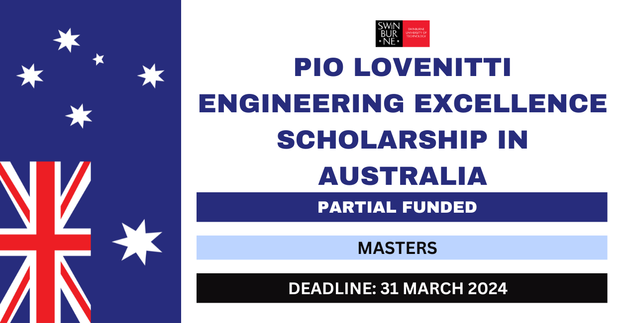 Feature image for Pio Lovenitti Engineering Excellence Scholarship in Australia 2024