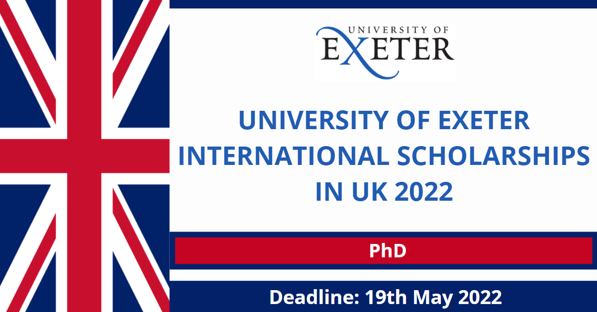 Feature image for University of Exeter International Scholarships in UK 2022