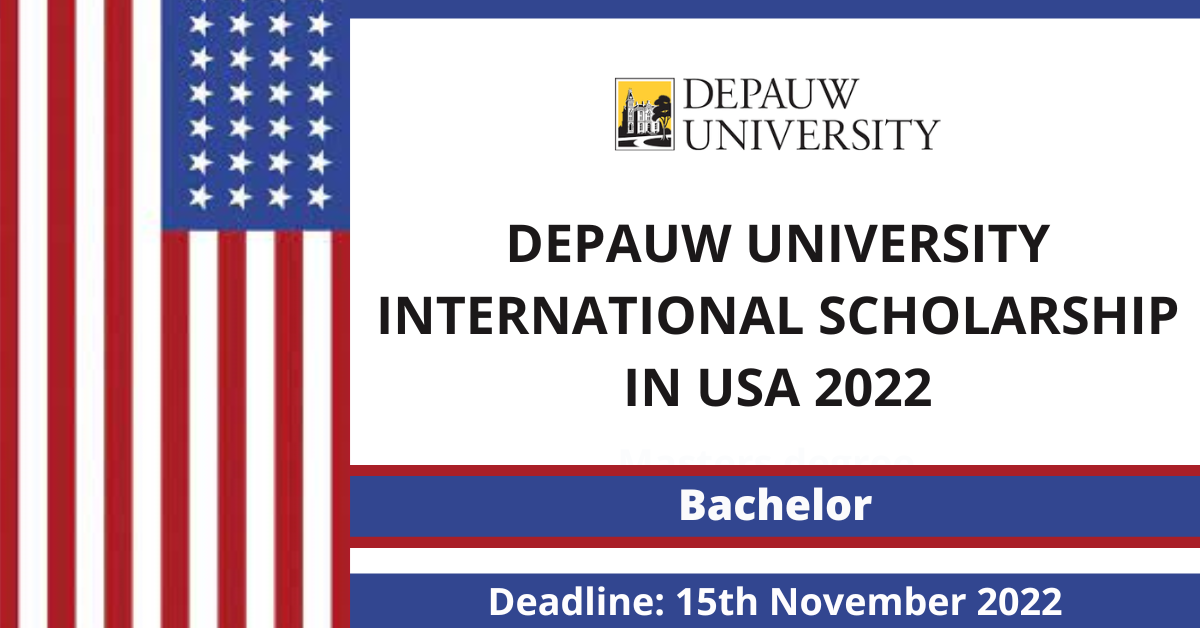Feature image for Depauw University International scholarship in USA 2022