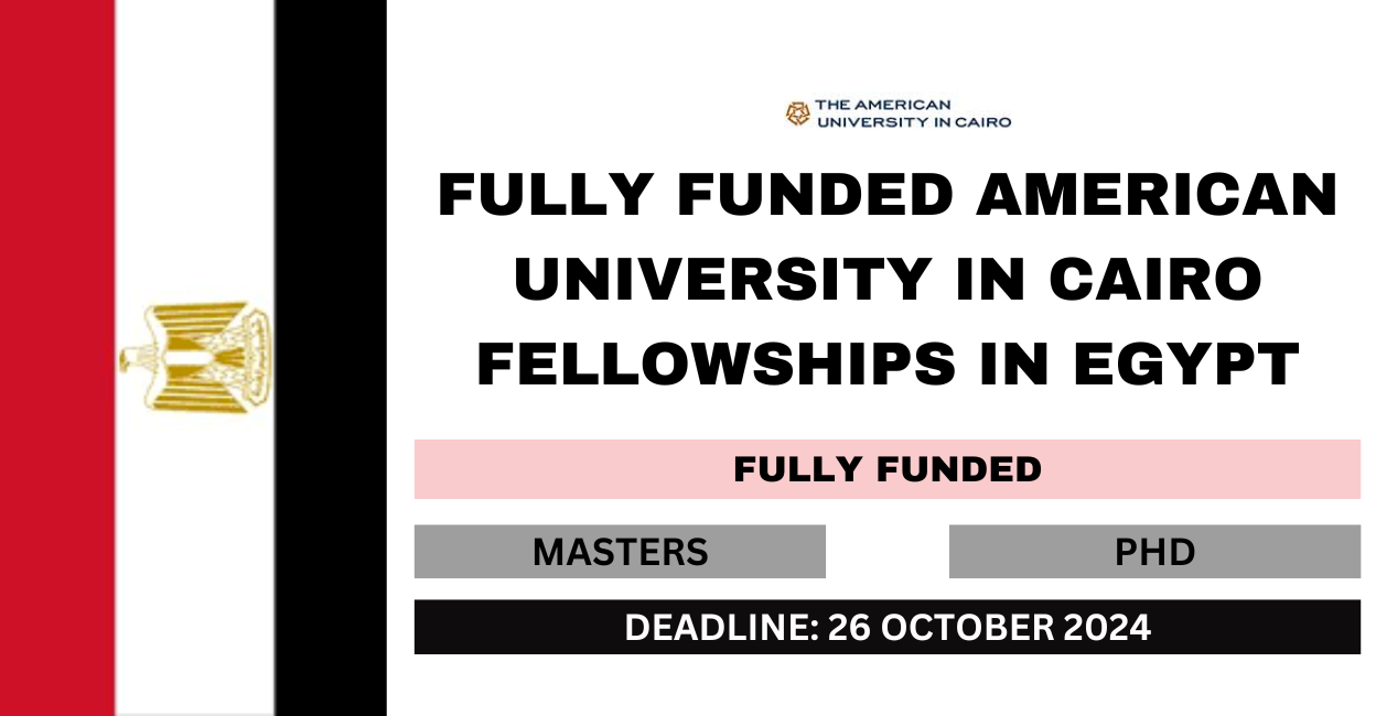 Feature image for Fully Funded American University in Cairo Fellowships in Egypt 2024