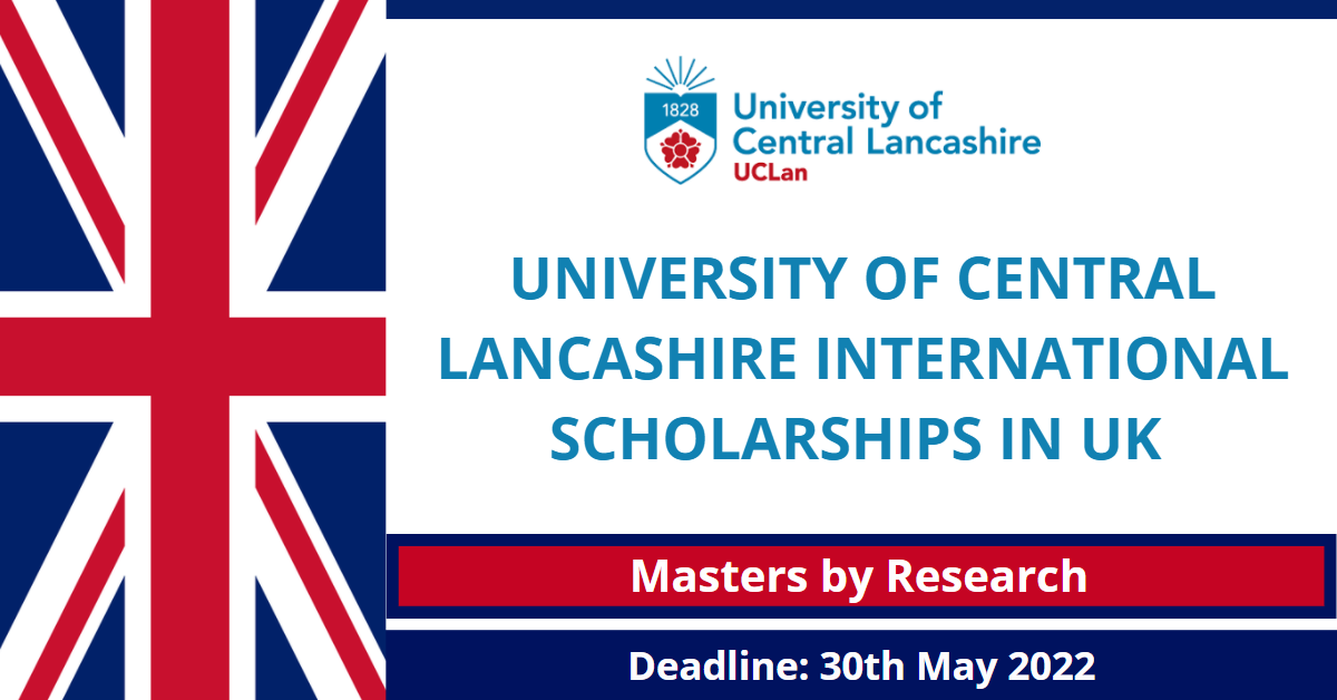 Feature image for University of Central Lancashire International Scholarships in UK
