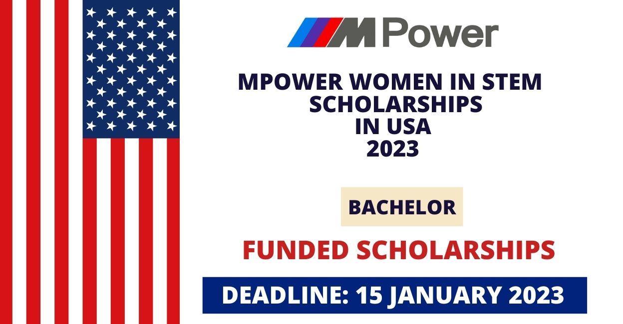 Feature image for MPOWER Women in STEM Scholarship, USA 2023