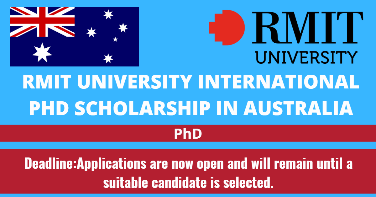 Feature image for RMIT University International PhD Scholarship in Australia
