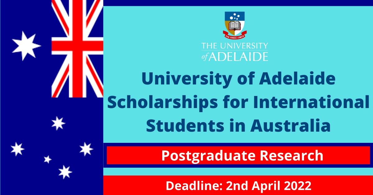 Feature image for University of Adelaide Scholarships for International Students in Australia