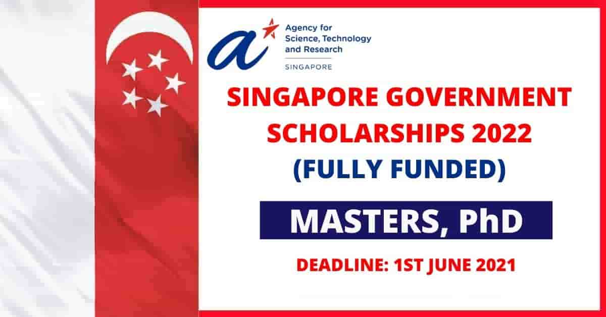 Feature image for Fully Funded Singapore Government Scholarships 2022