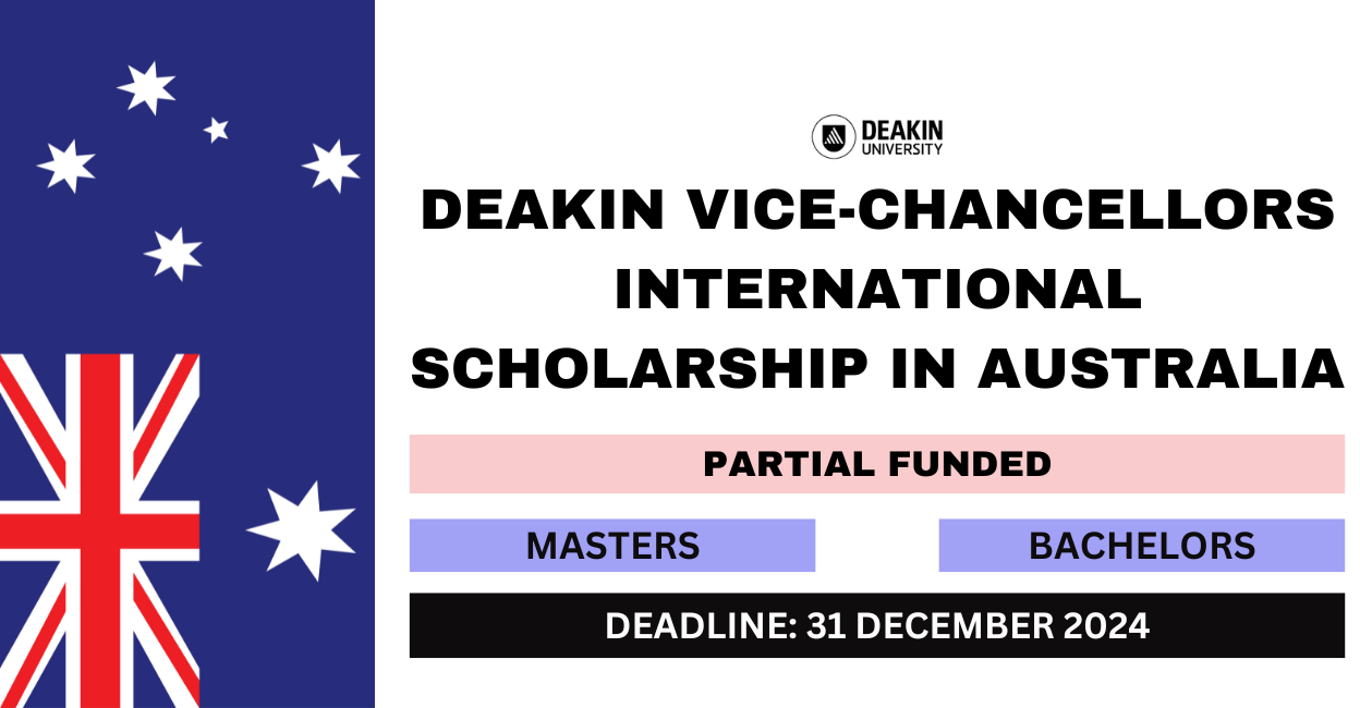 Feature image for Deakin Vice Chancellors International Scholarship in Australia 2024
