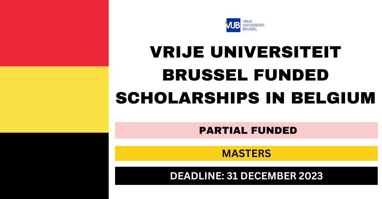 Feature image for Vrije Universiteit Brussel Funded Scholarships in Belgium 2024