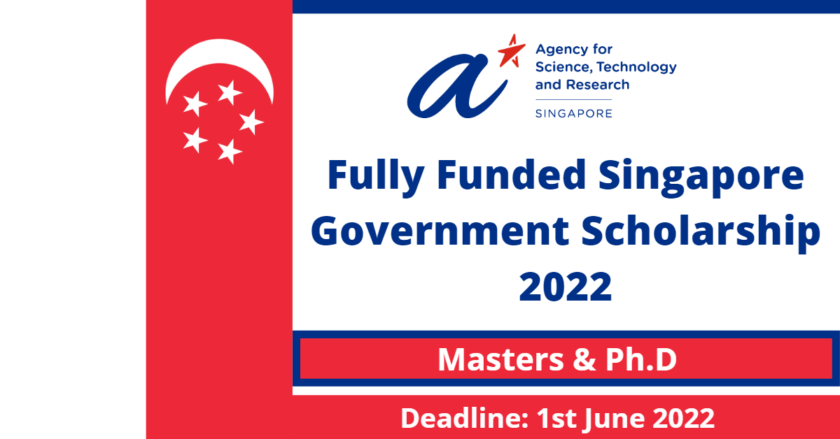 Feature image for Fully Funded Singapore Government Scholarship 2022