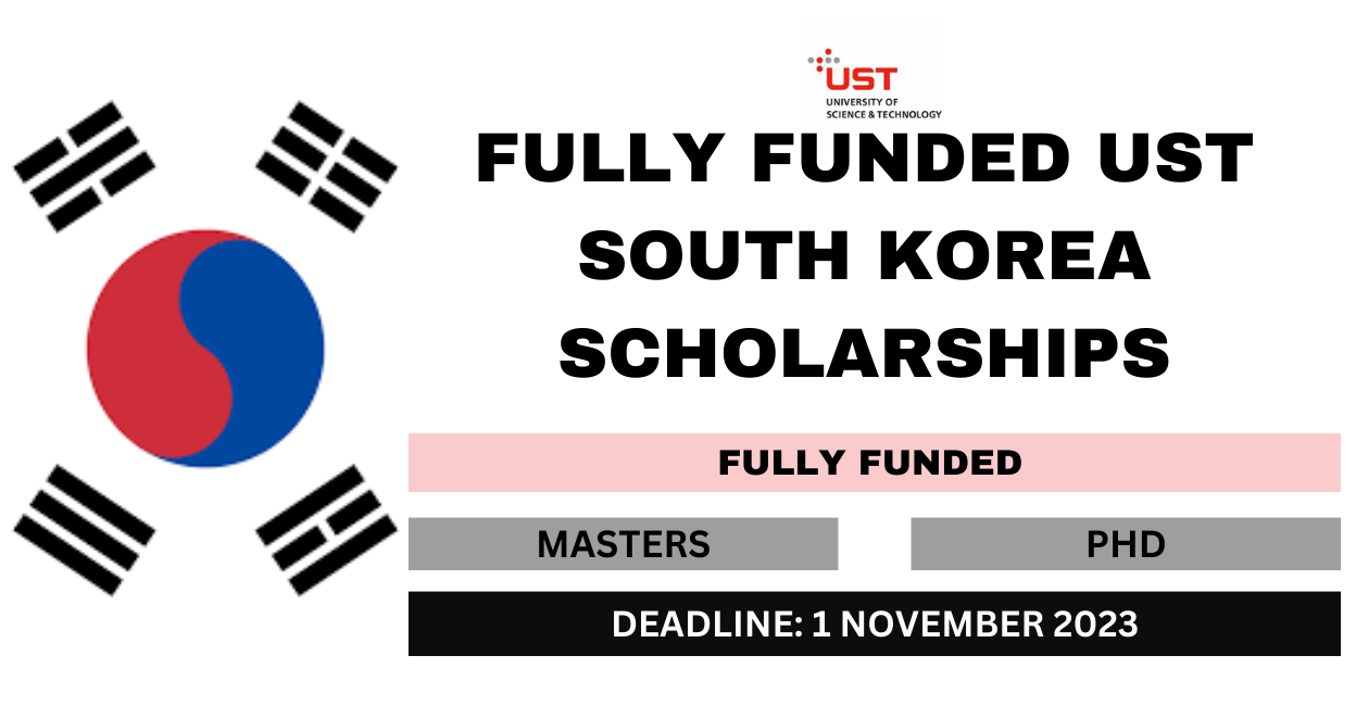 Feature image for Fully Funded UST South Korea Scholarships 2024