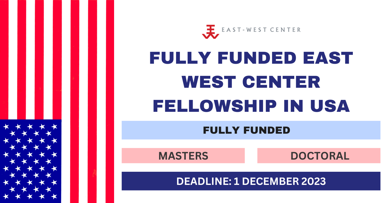 Feature image for Fully Funded East-West Center Fellowship in USA 2024