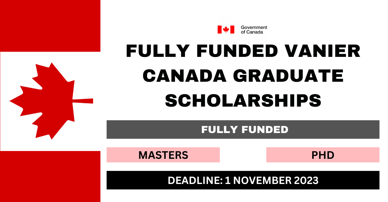 Feature image for Fully Funded Vanier Canada Graduate Scholarships 2024