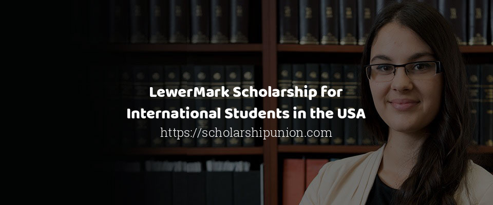 Feature image for LewerMark Scholarship for International Students in the USA