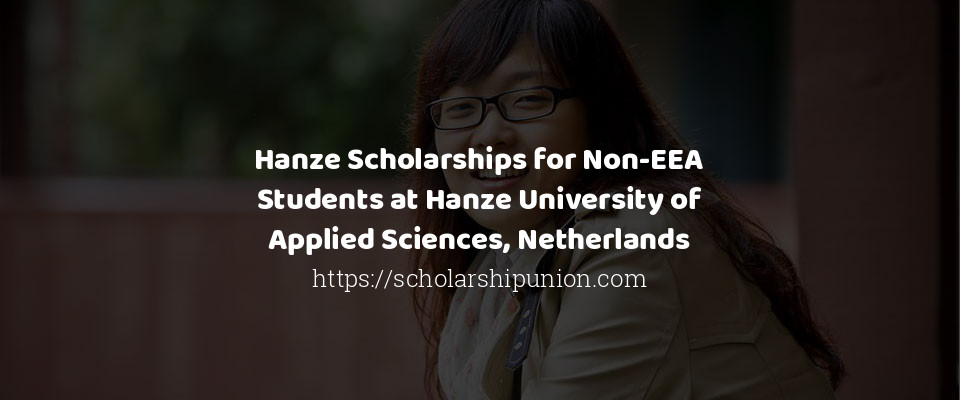Feature image for Hanze Scholarships for Non-EEA Students at Hanze University of Applied Sciences, Netherlands
