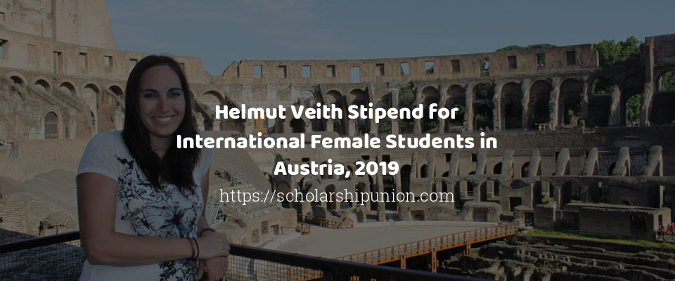 Feature image for Helmut Veith Stipend for International Female Students in Austria, 2019