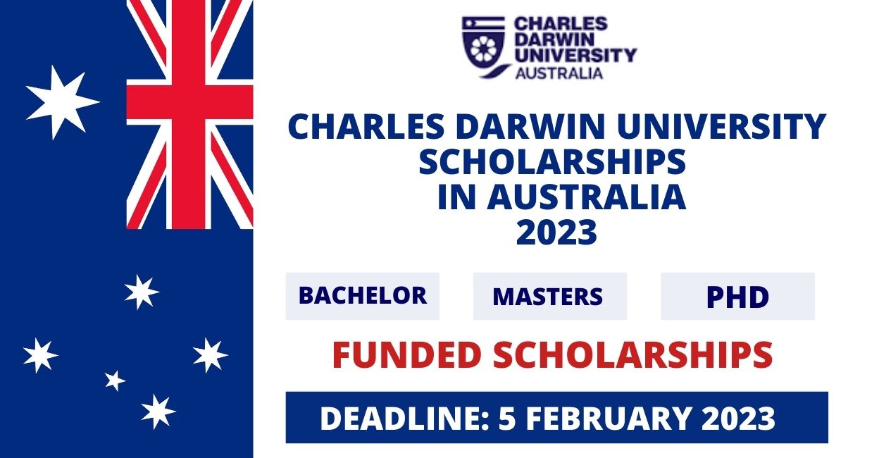 Feature image for Funded Scholarship at Charles Darwin University in Australia 2023