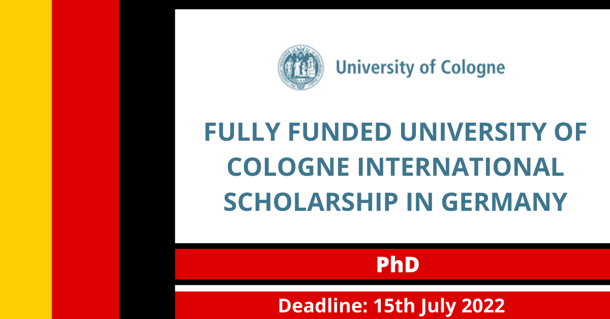 Feature image for Fully Funded University of Cologne International Scholarship in Germany